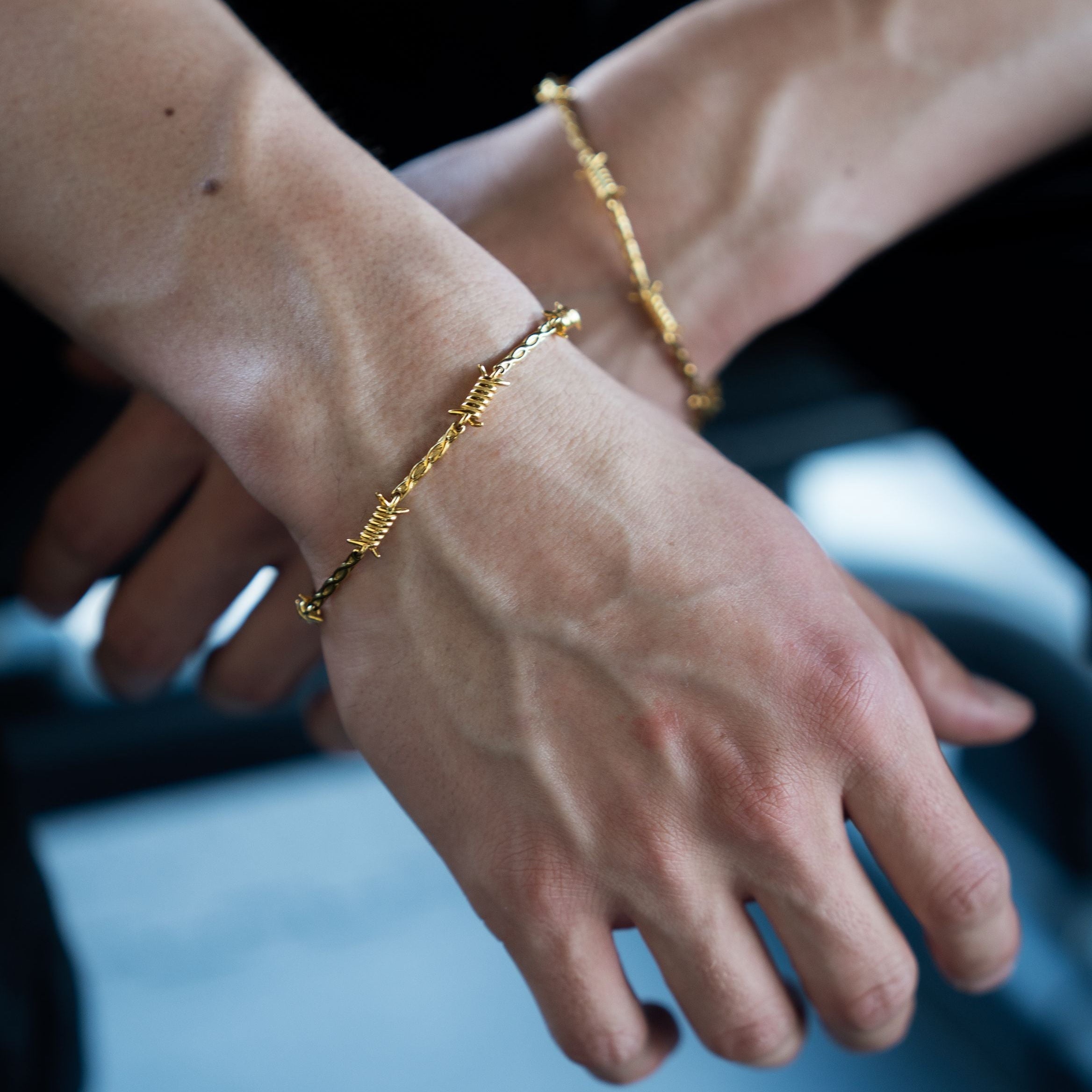 Belikan Barbed Wire Bracelet - Gold