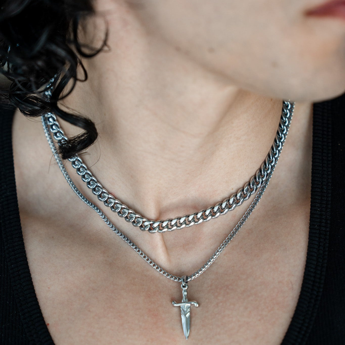 Cuban Power + Dagger Combo – Silver