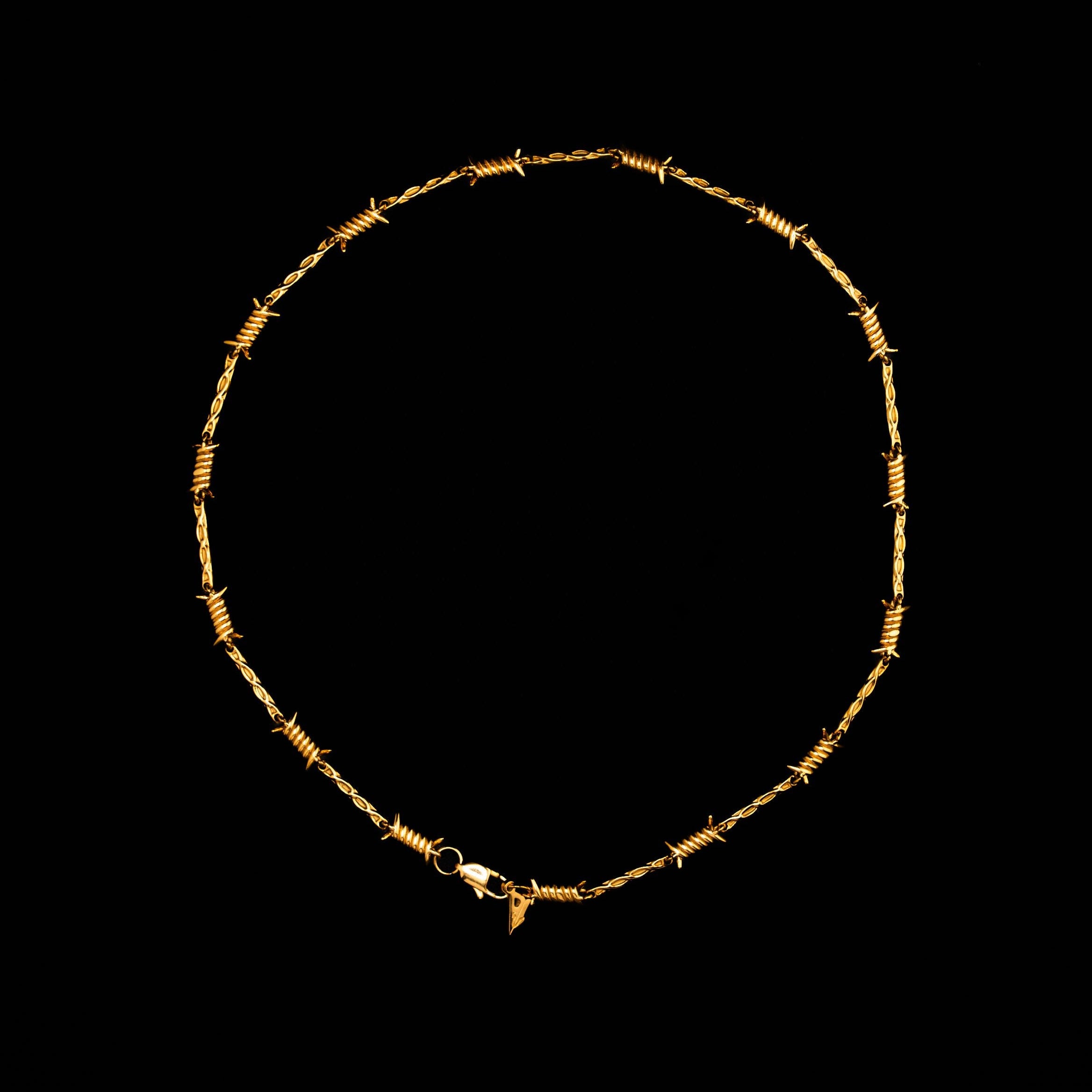 Belikan Barbed Wire Bracelet - Gold