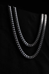 Cuban Link Chain - Silver Tone
