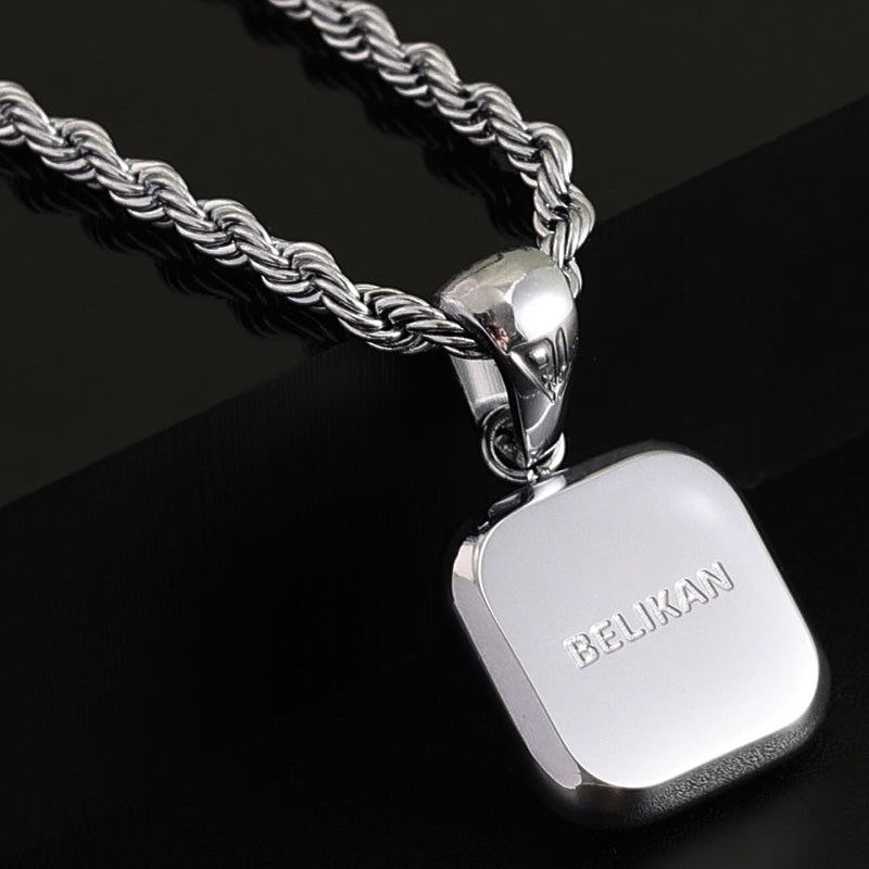 Blackout Onyx Pendant - Silver