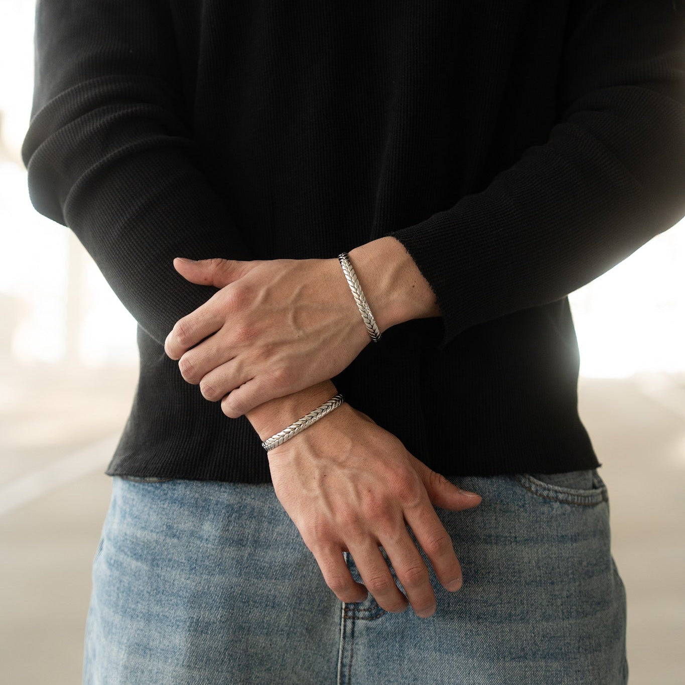 Braided Cuff - Silver Edition