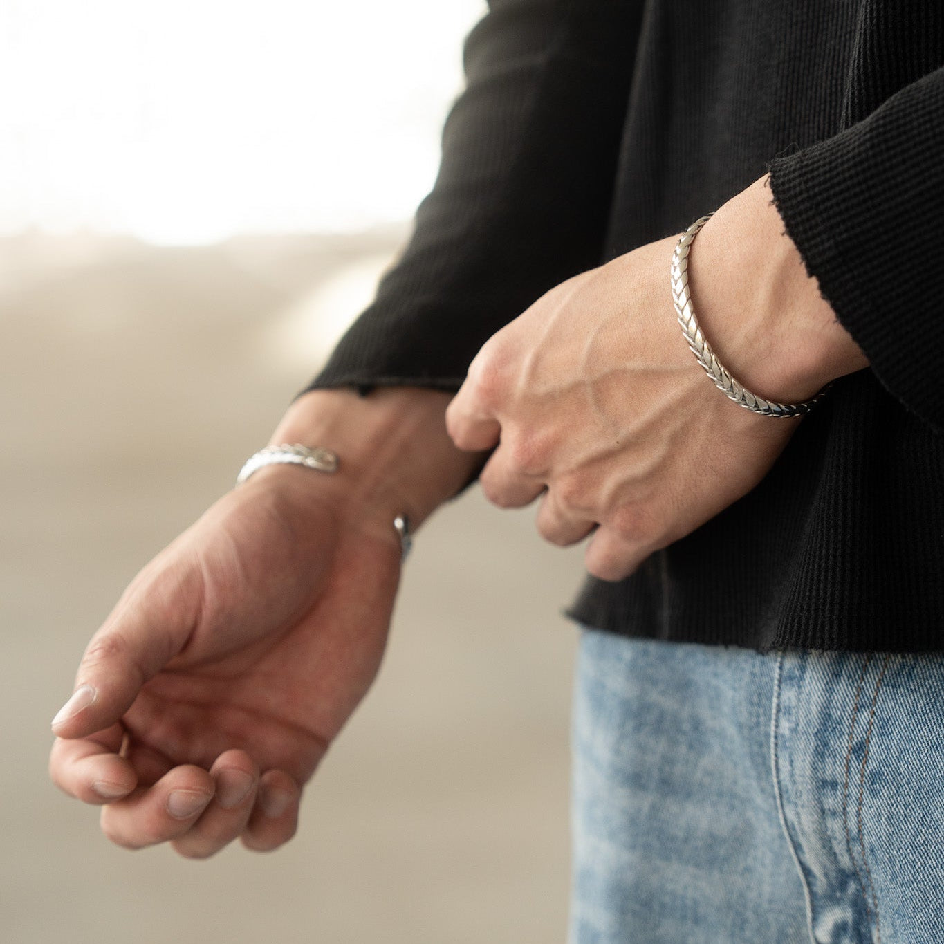 Braided Cuff - Silver Edition