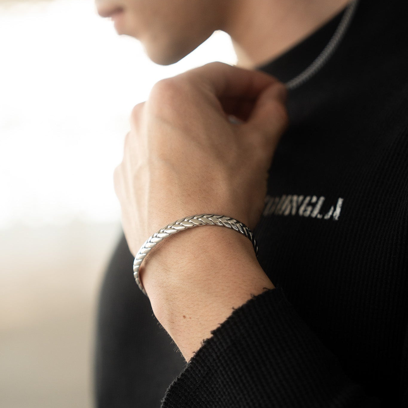 Braided Cuff - Silver Edition