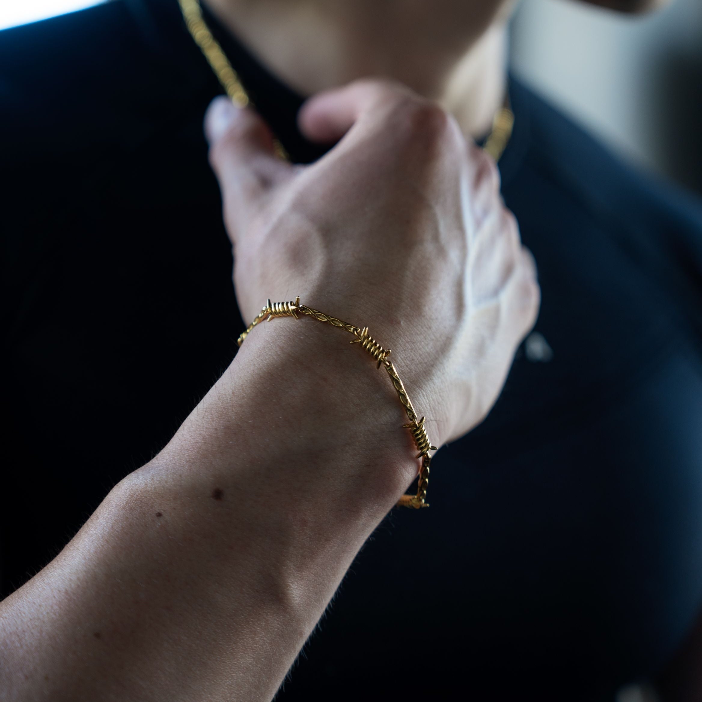 Belikan Barbed Wire Bracelet - Gold