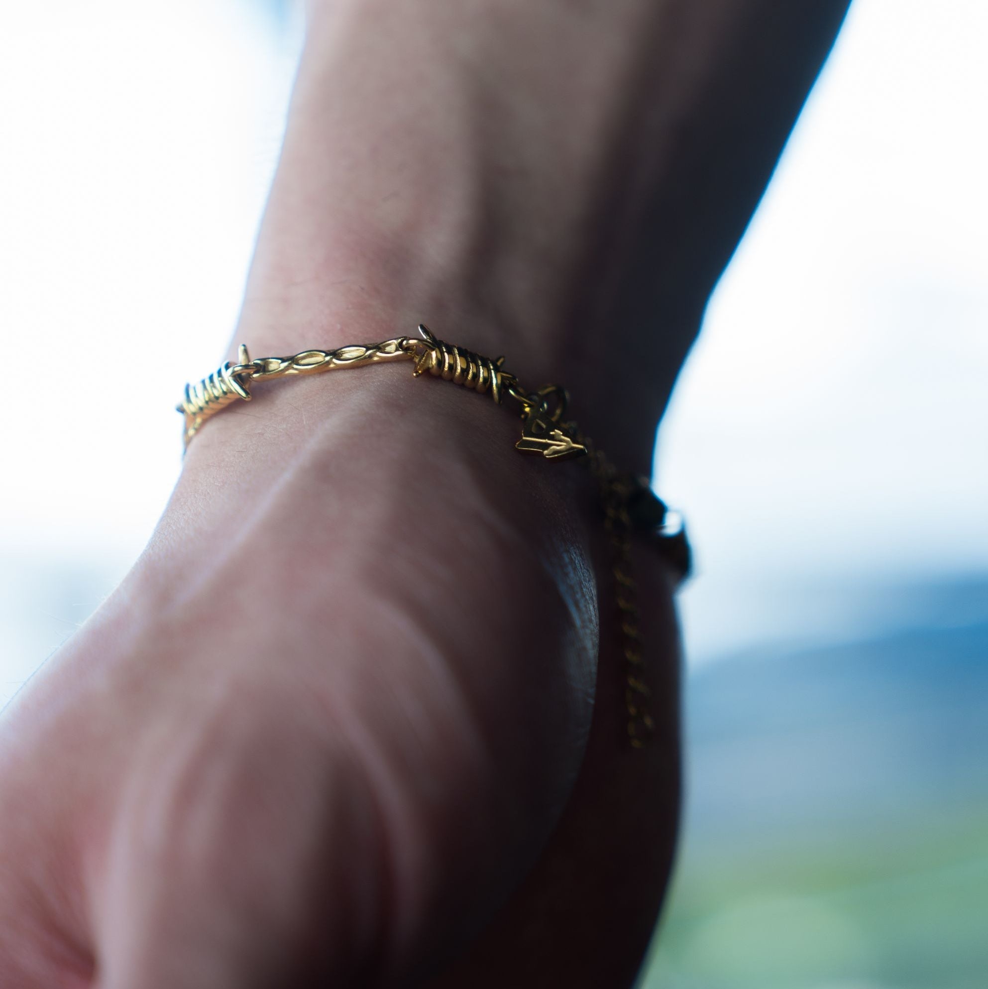 Belikan Barbed Wire Bracelet - Gold