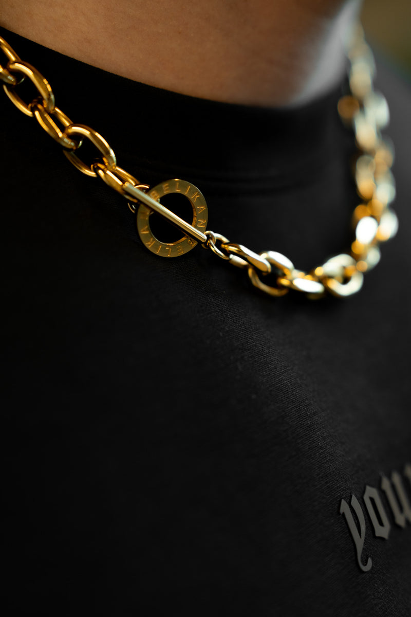 BELIKAN Toggle Chain — Gold