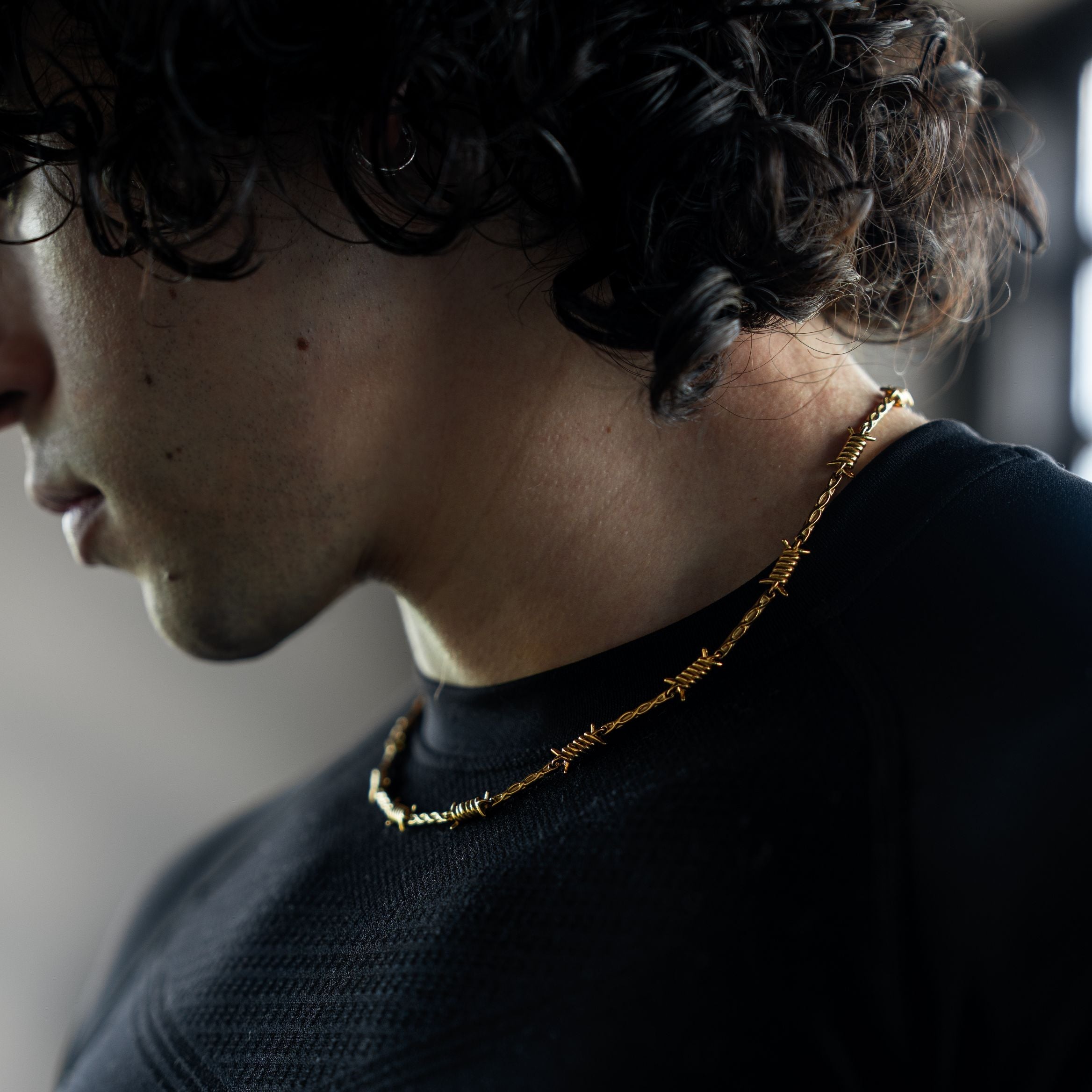 Belikan Barbed Wire Chain - Gold
