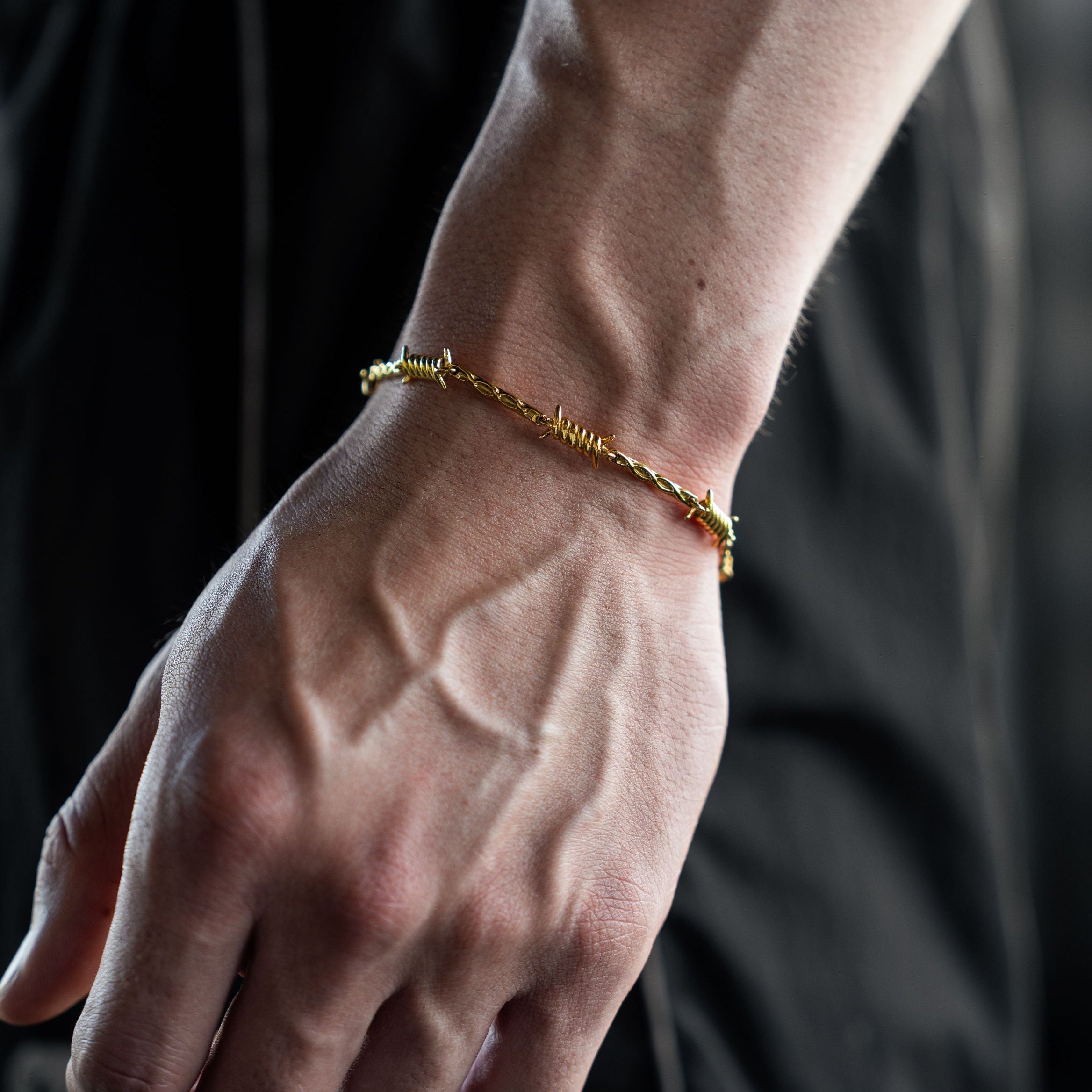 Belikan Barbed Wire Bracelet - Gold