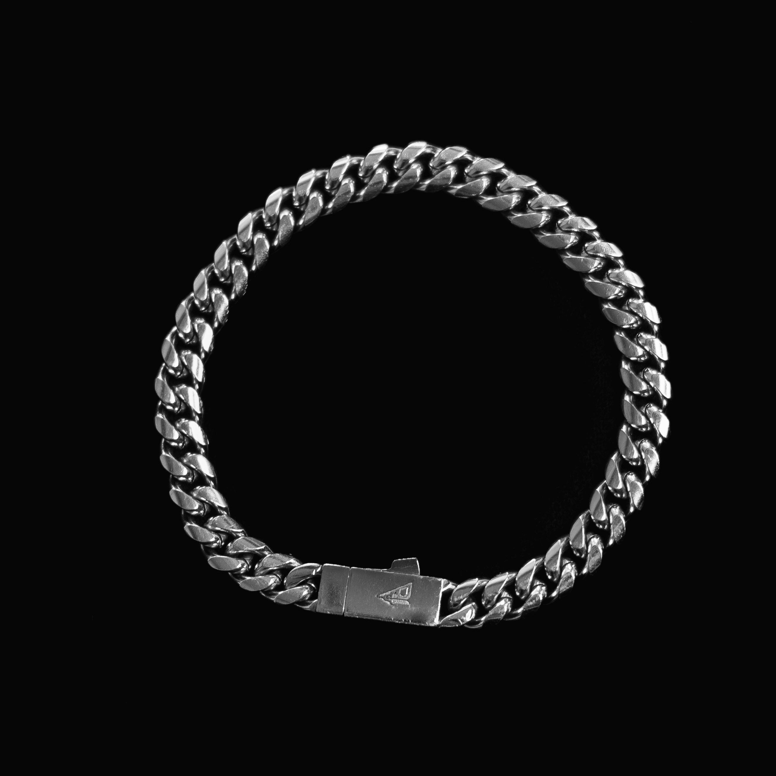 Cuban Bracelet — Silver Tone