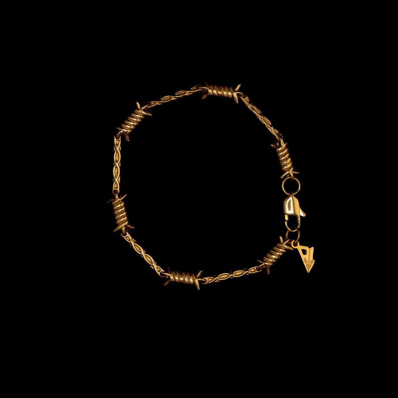 Belikan Barbed Wire Bracelet - Gold
