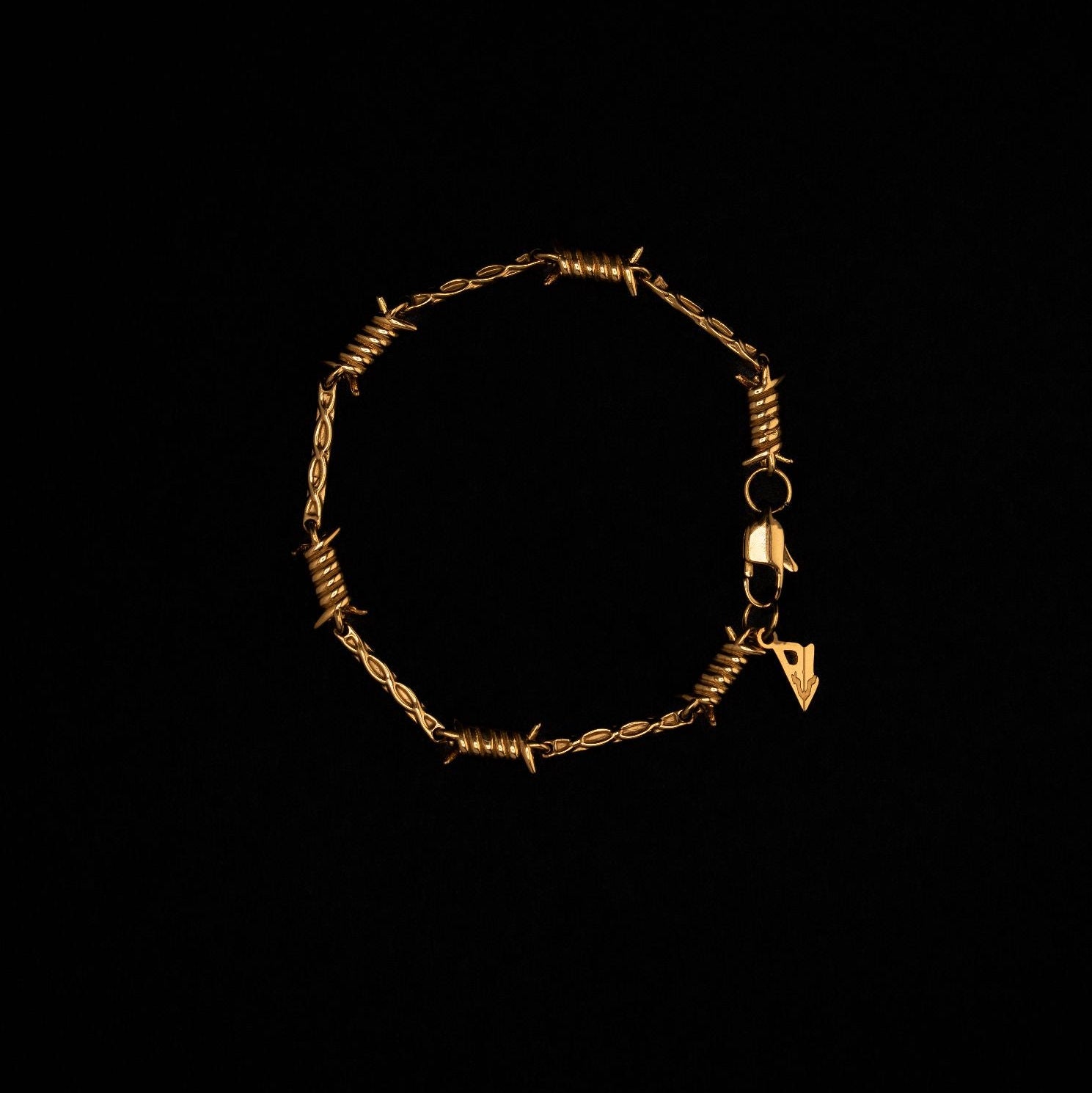 Belikan Barbed Wire Bracelet - Gold