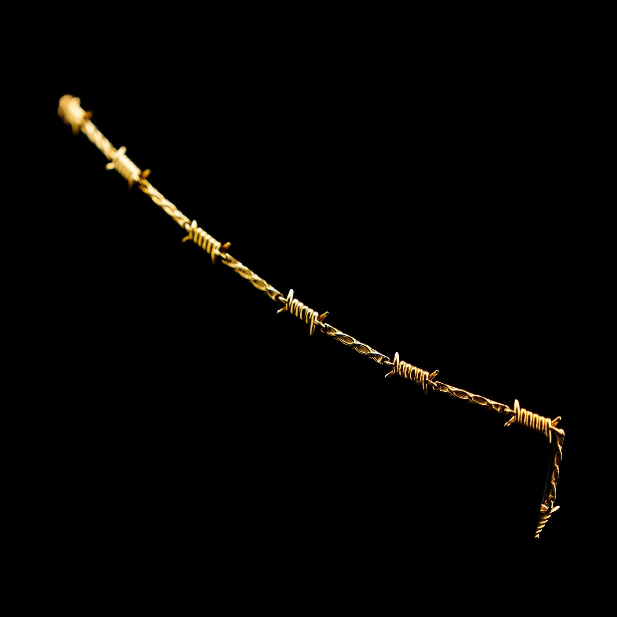 Belikan Barbed Wire Chain - Gold