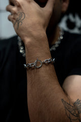 BELIKAN Toggle Bracelet — Silver