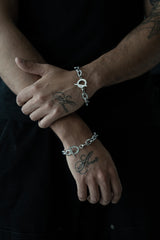 BELIKAN Toggle Bracelet — Silver