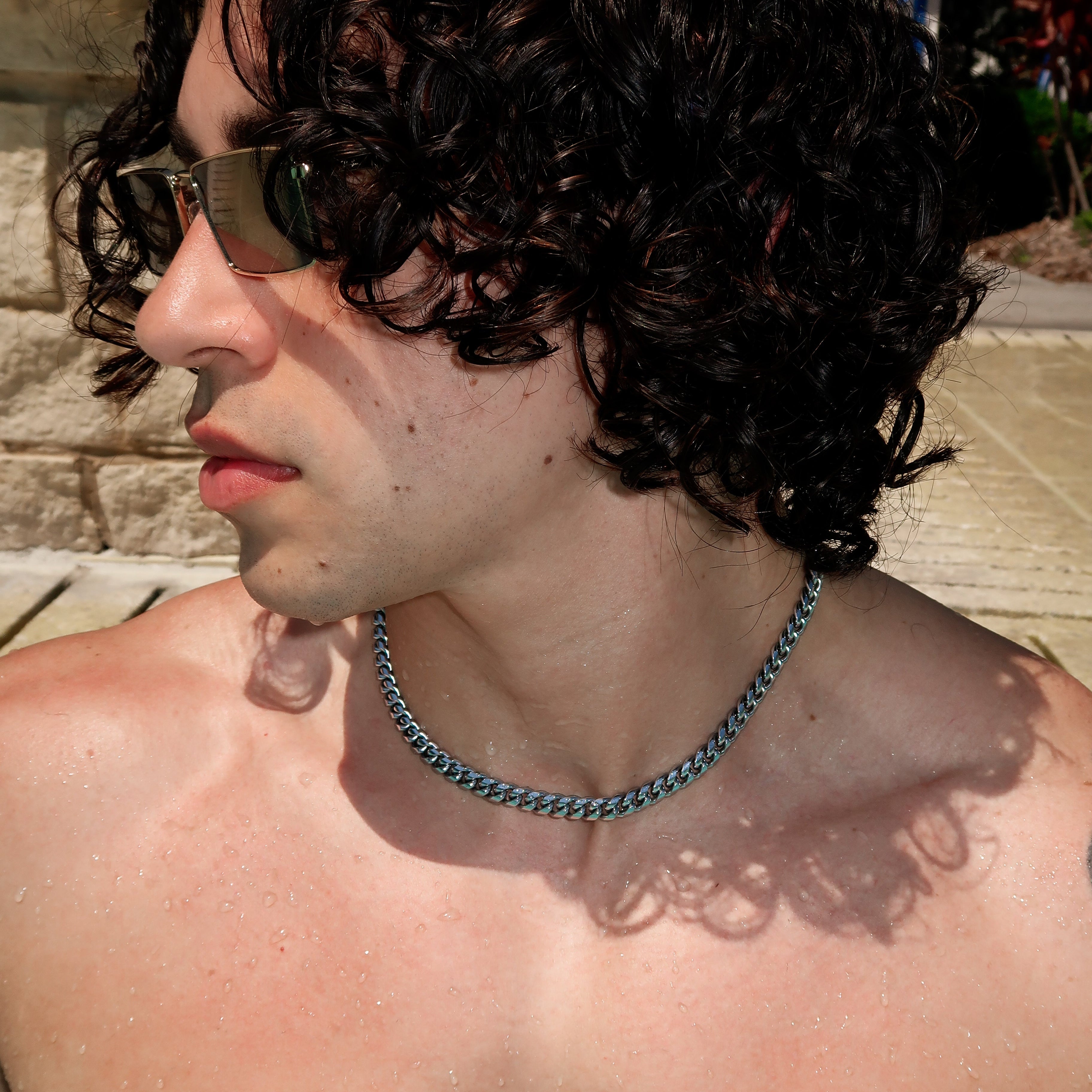 Cuban Link Chain - Silver Tone