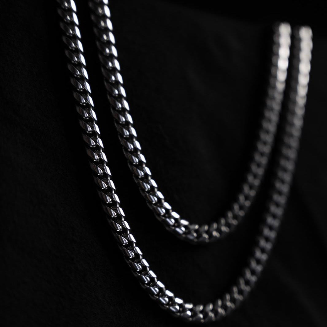 Cuban Link Chain - Silver Tone